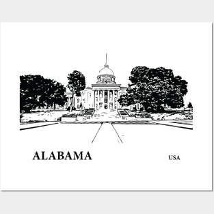 Alabama USA Posters and Art